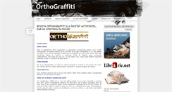 Desktop Screenshot of orthograffiti.ro
