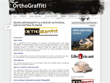 Tablet Screenshot of orthograffiti.ro